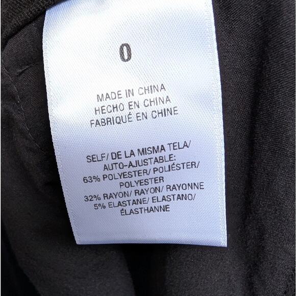 Favorite Daughter Black The Favorite Pant Pleat High-rise Wide Leg Pants, size 0 - Picture 9 of 10